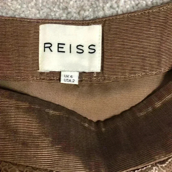 REISS Lace Midi Skirt - Picture 2 of 9